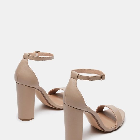 Steve Madden Carrson Dress Sandal Blush Leather (Sz. 9) - Picture 5 of 10